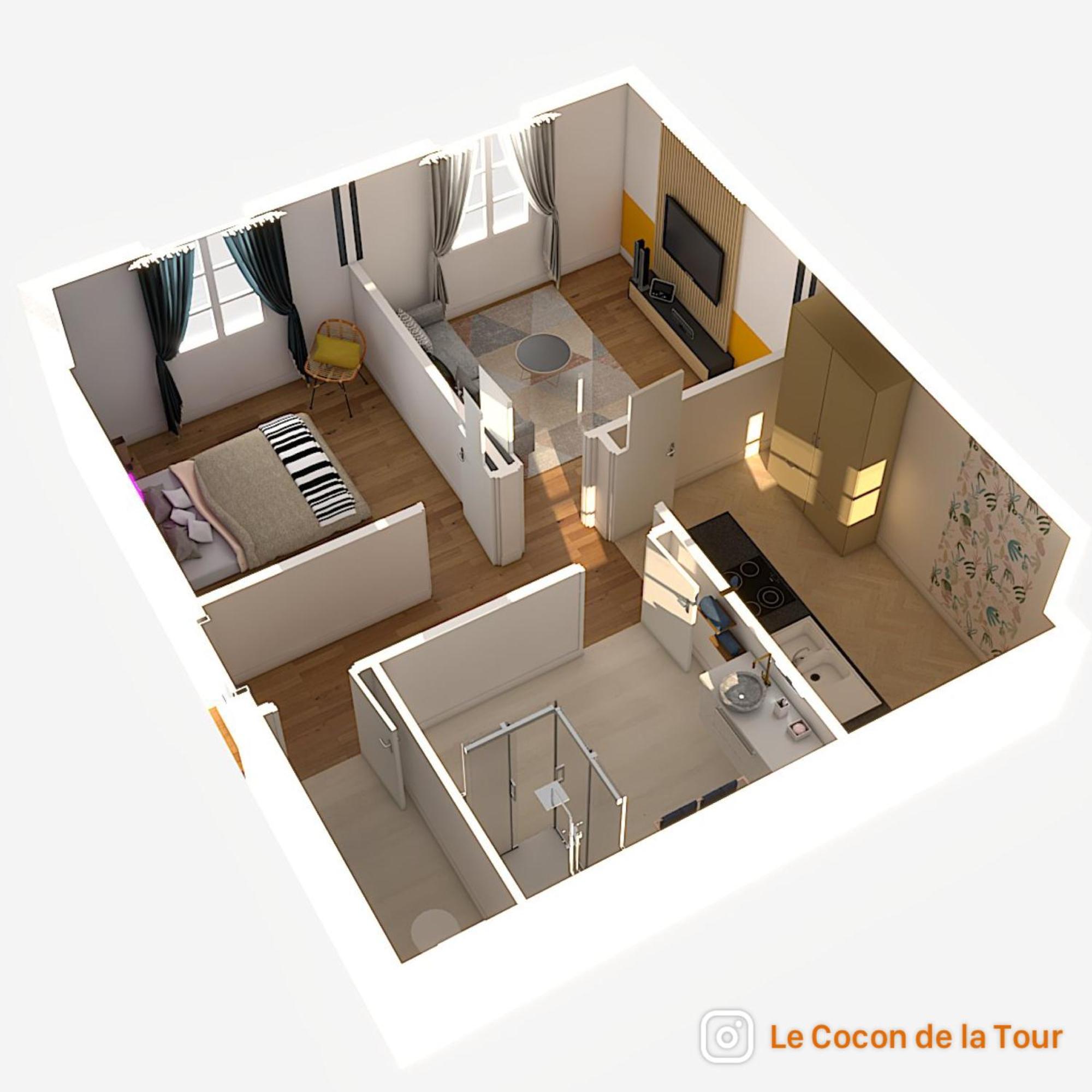Le Cocon De La Tour -Vip-Compiegne-Hyper Centre Apartman Kültér fotó